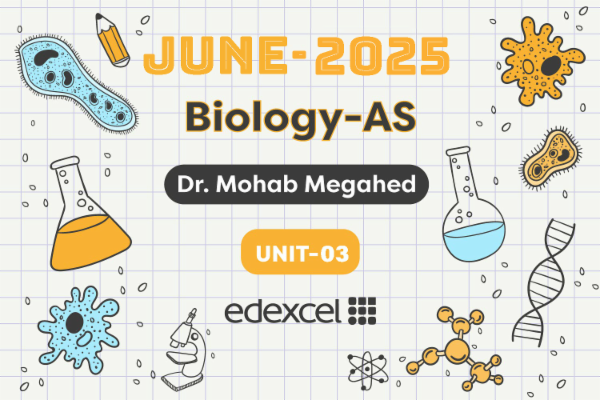 Biology AS Edexcel Unit 3 June 2025 cover