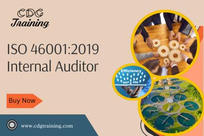 ISO 46001:2019 Internal Auditor cover