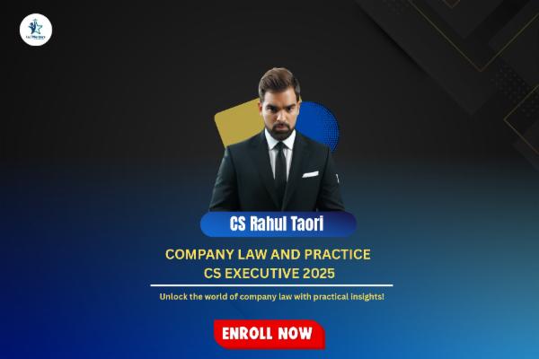 COMPANY LAW AND PRACTICE - CS EXECUTIVE 2025 cover