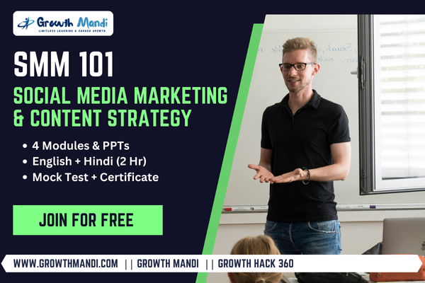 SMM 101 - Social Media Marketing & Content Strategy cover