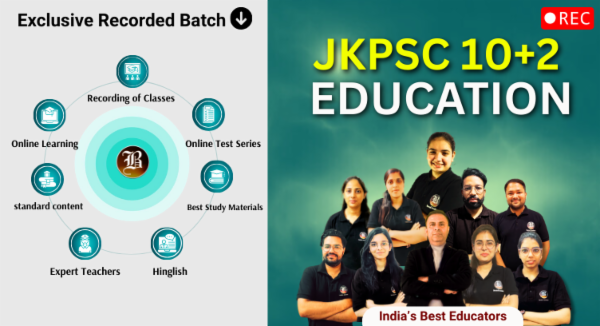 JKPSC 10+2 Lecturer Education Recorded-Batch cover