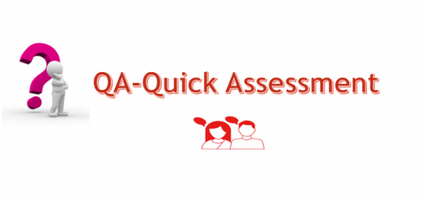 QA- Quick assessment, knowledge Test cover