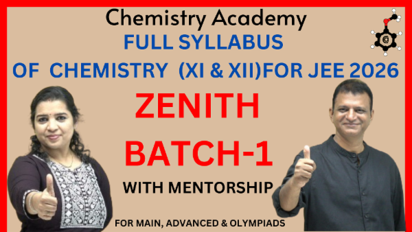 ZENITH-1 FOR JEE 2026- COMPLETE SYLLABUS COURSE WITH MENTORSHIP cover