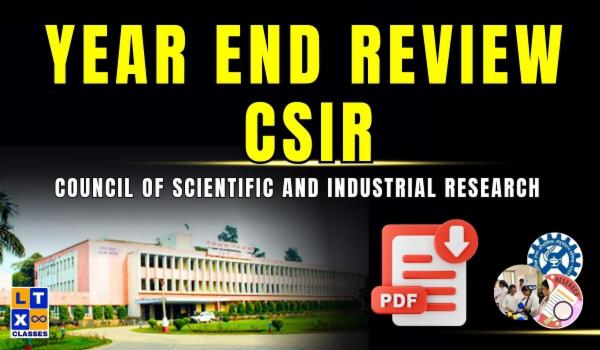 CSIR Year End Review cover