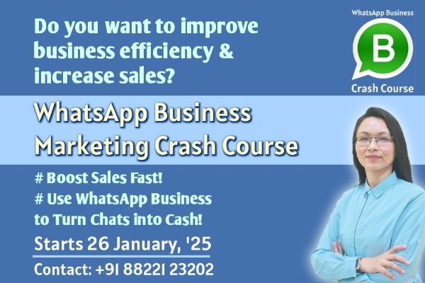 WhatsApp Business Marketing Crash Course cover