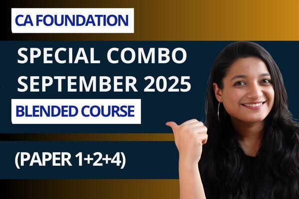CA Foundation Sep 2025 Combo cover