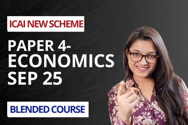 CA Foundation Business Economics for Sep 2025 cover