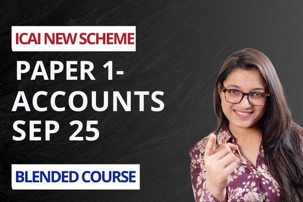 CA Foundation Principles & Practice of Accounting for Sep 2025 cover