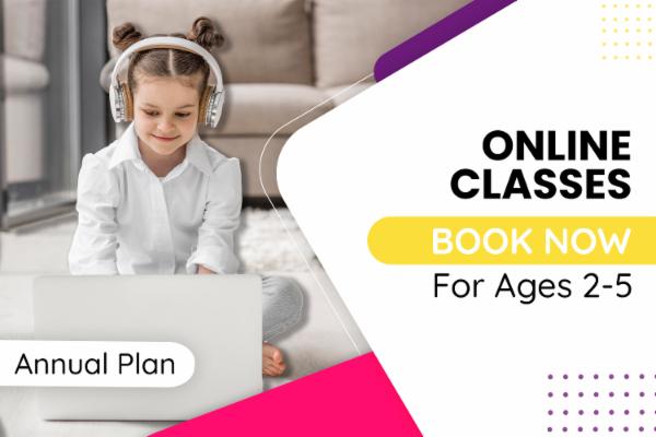 Online Classes Annual Plan for Ages 2 - 5 cover