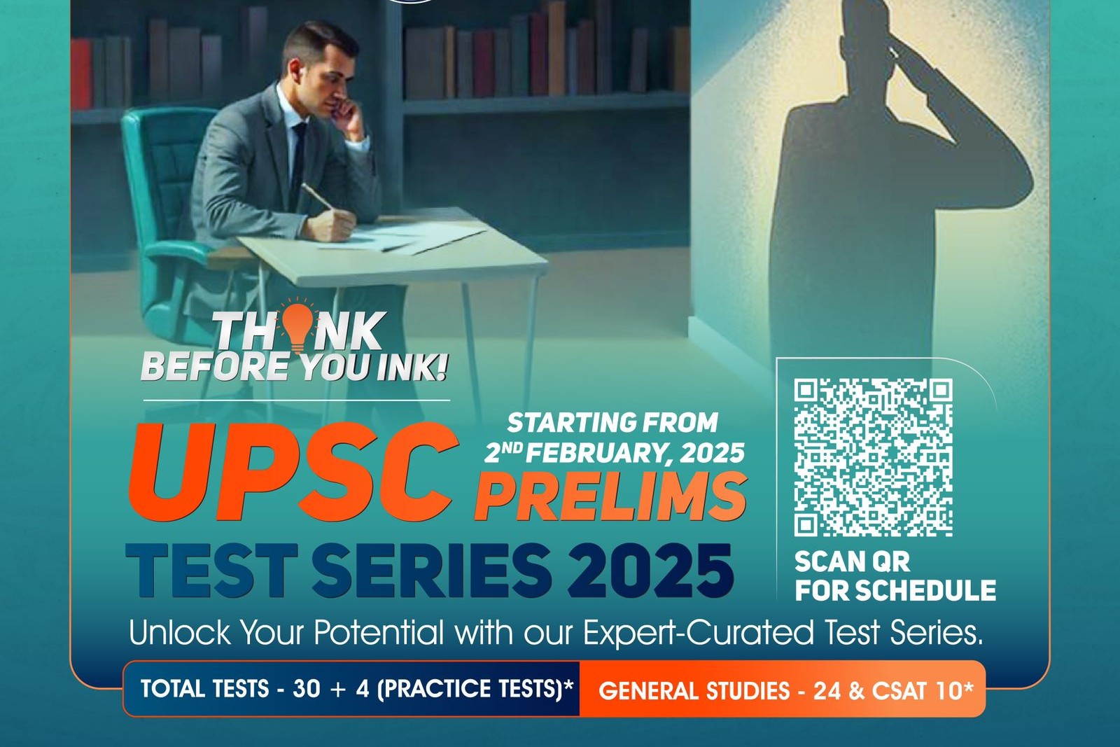 Think Before You Ink - UPSC Prelims Test Series 2025 cover