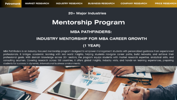 MBA Mentorship Program: Market Research and Analysis Across Industries cover