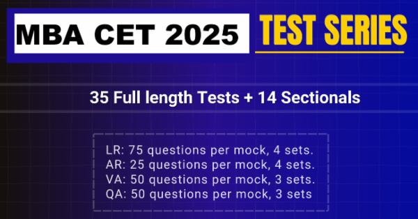 MBA CET 2025 Test Series cover