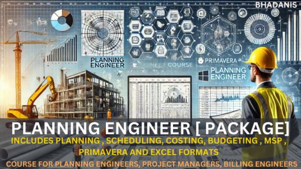 PLANNING ENGINEER PACKAGE FOR CIVIL ENGINEER AND CONSTRUCTION PROFESSIONALS
