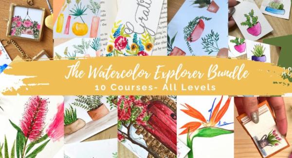 The Watercolor Explorer Bundle cover
