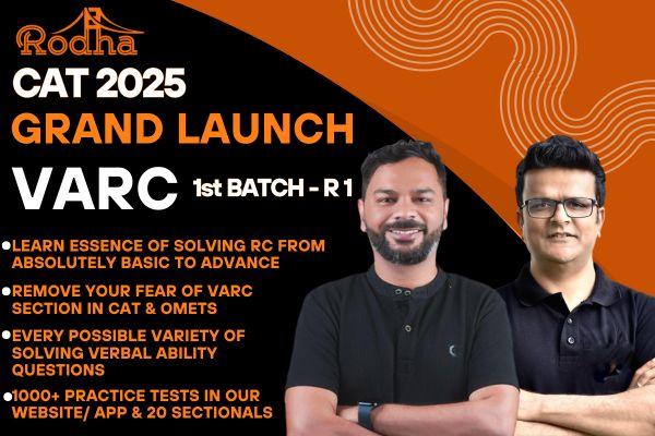 Batch - 1 I Zero to Zenith - VARC For CAT 2025 cover