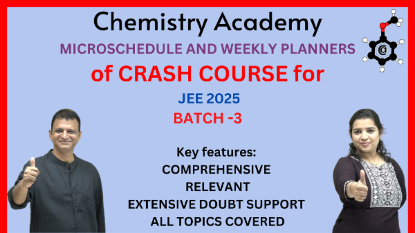 MICROSCHEDULE AND WEEKLY PLANNERS FOR CRASH COURSE BATCH-3 cover