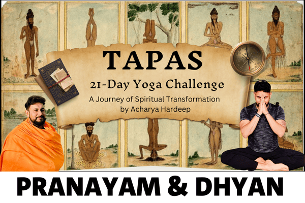 Tapas Pranayam & Meditation Online Class 21 days challenge cover
