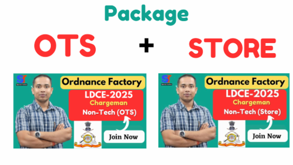 LDCE Exam -2025 || Chargeman Non-Tech Package (OTS+STORE) cover