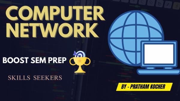 Computer Network Mid-Sem Course ( THEORY + PRACTICE +PYQ'S ) cover