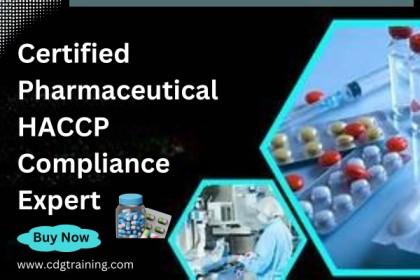 Certified Pharmaceutical HACCP Compliance Expert cover