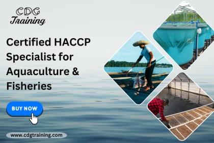 Certified HACCP Specialist for Aquaculture & Fisheries cover
