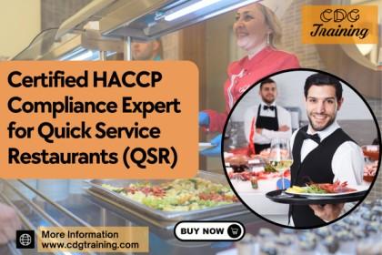 Certified HACCP Compliance Expert for Quick Service Restaurants (QSR) cover