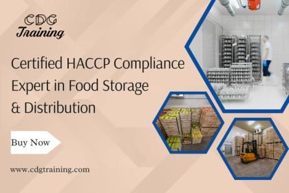 Certified HACCP Compliance Expert in Food Storage & Distribution cover