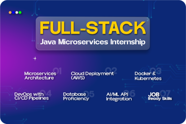 Full-Stack Java Microservices Internship cover