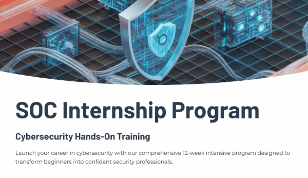 SOC Intern Program (Graduates) cover