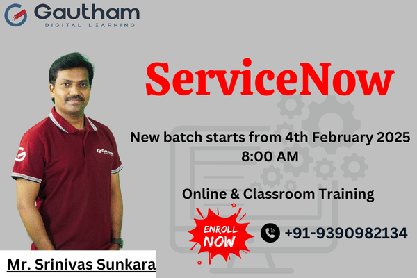ServiceNow Live Classes : New Batch Starts from 4th February 2025 8:00 AM cover