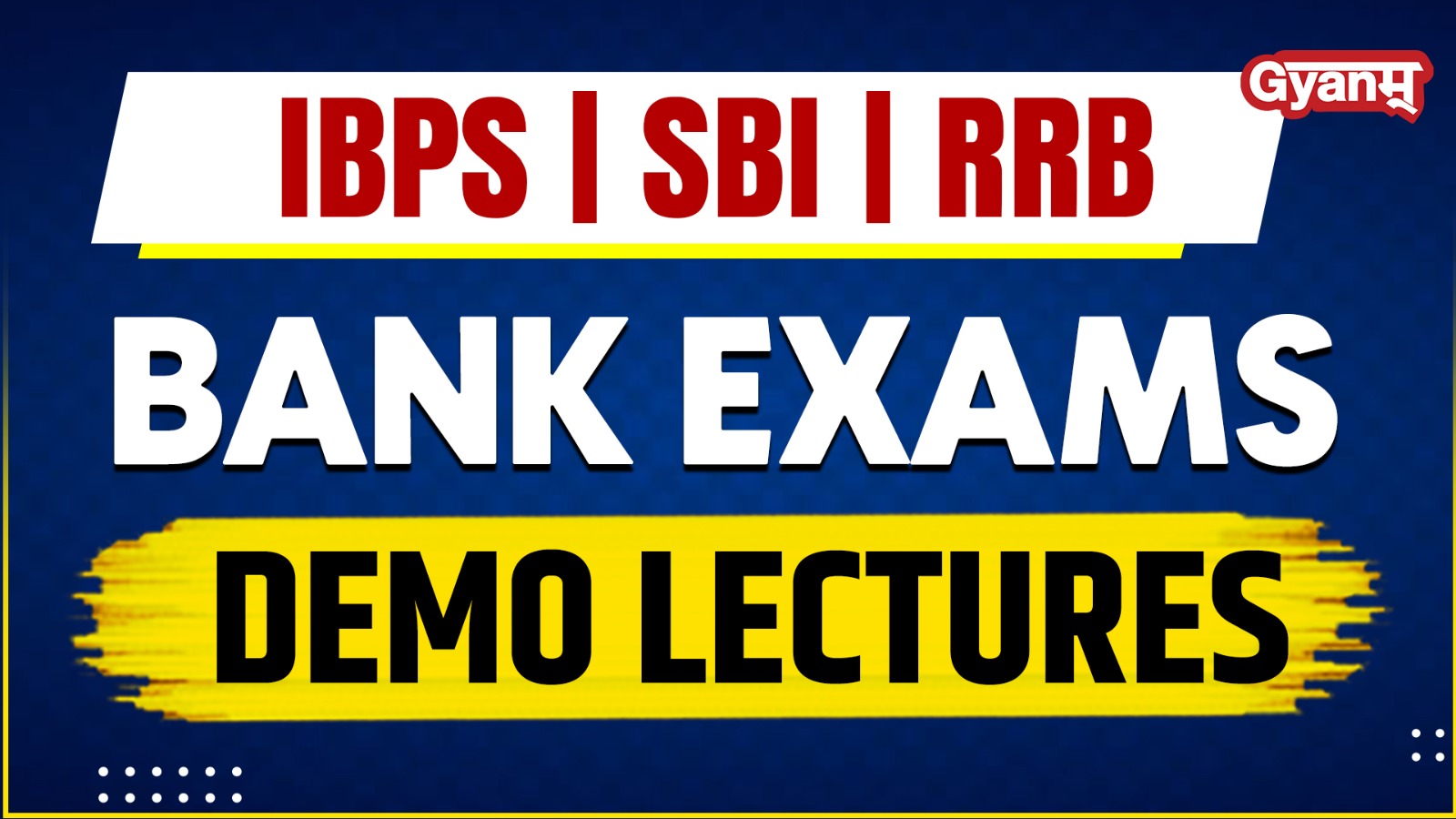 Bank Exams Demo Lectures cover