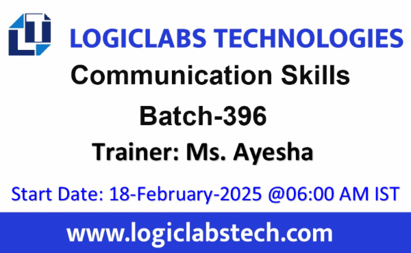 Communication Skills by Ms. Ayesha - Batch 396 cover