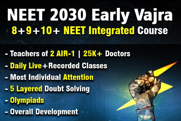 NEET Early Vajra (2030) for Class 8 Integrated cover