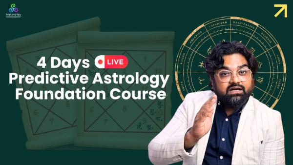 4 Days Predictive Astrology Foundation Course cover