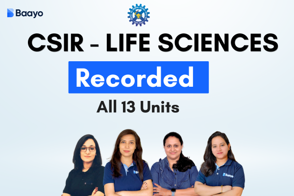 CSIR NET Life Science: Foundation to Advanced - 2025 cover