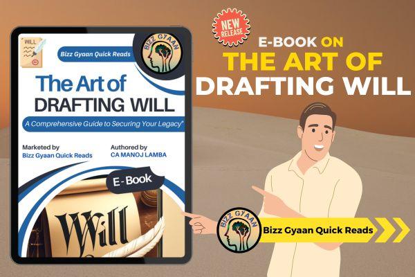 E Book : Art of DRAFTING WILL : Guide to Securing Your Legacy" cover