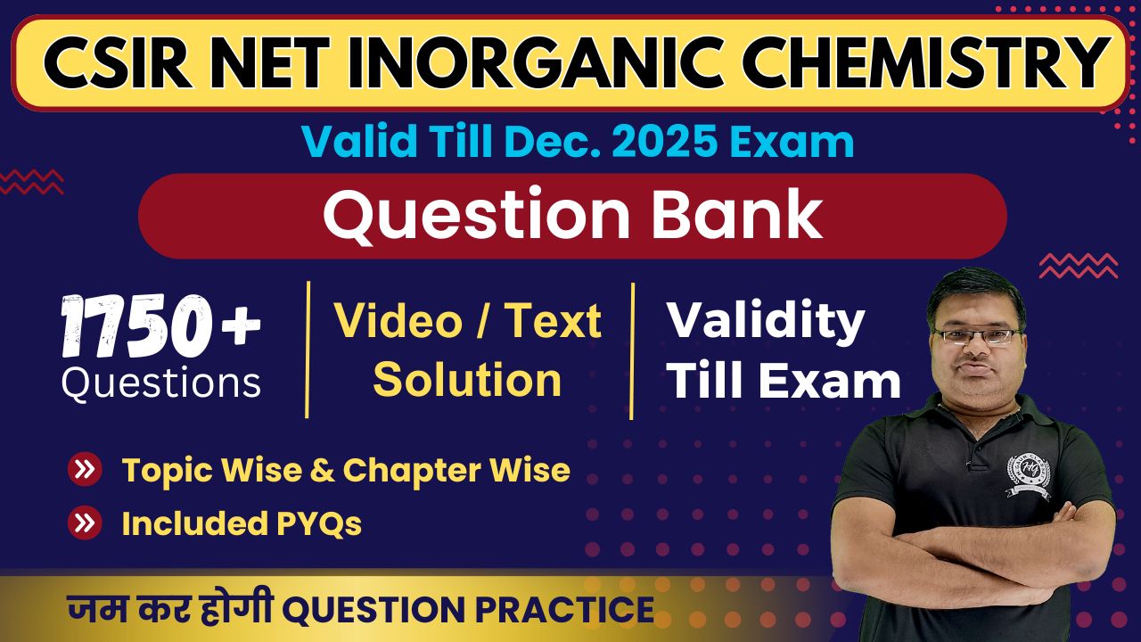 Question Bank CSIR NET Dec. 2025 Inorganic Chemistry (Validity Till Exam) cover