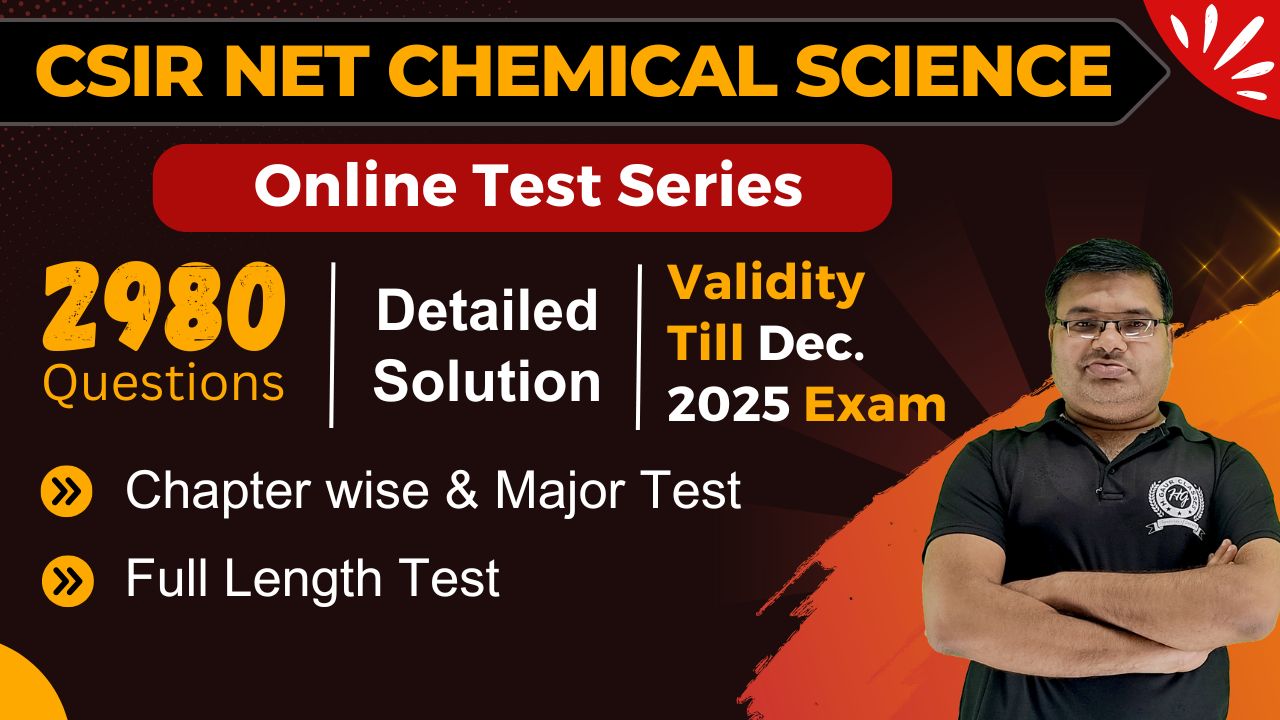 Test Series CSIR NET Dec. 2025 Chemical Science (Validity Till Exam) cover