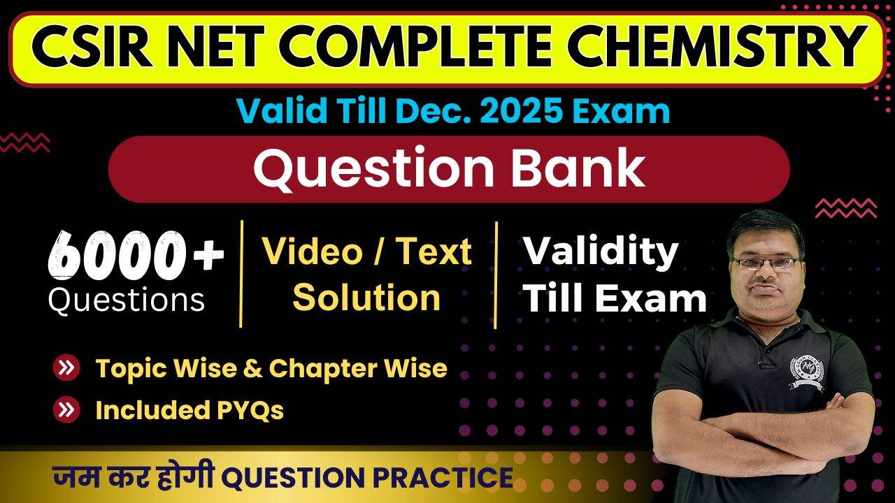 Question Bank CSIR NET Dec. 2025 Complete Chemistry (Validity Till Exam) cover