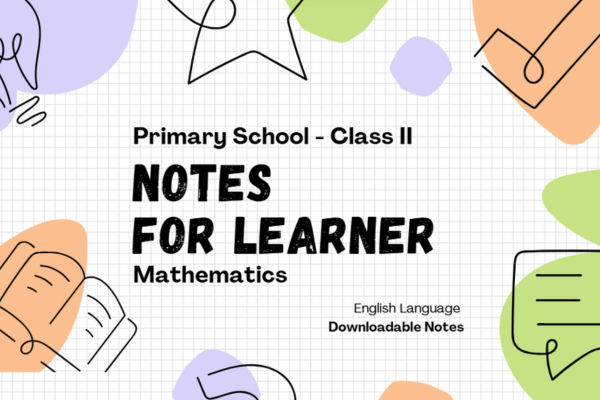 Notes - Class 2 - Mathematics cover