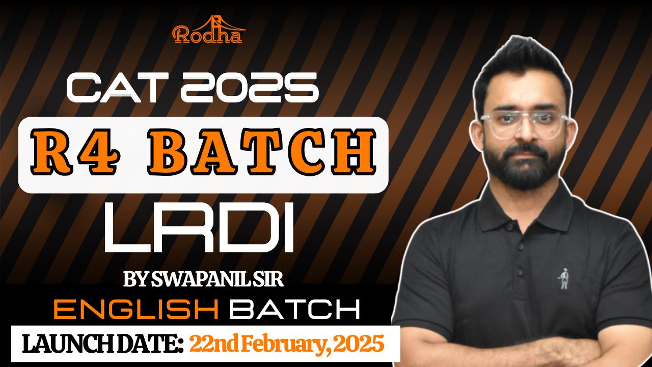 CAT 2025 | Batch - R4 (English) | Zero to Zenith LRDI For CAT 2025 cover