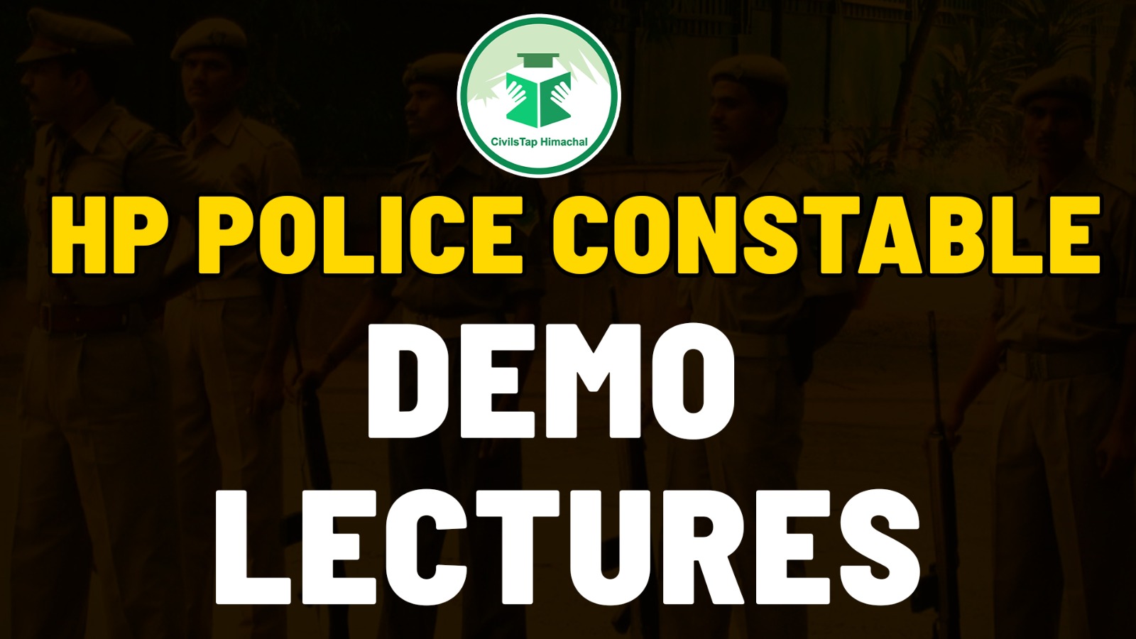 HP Police Constable Demo Lectures B3 cover