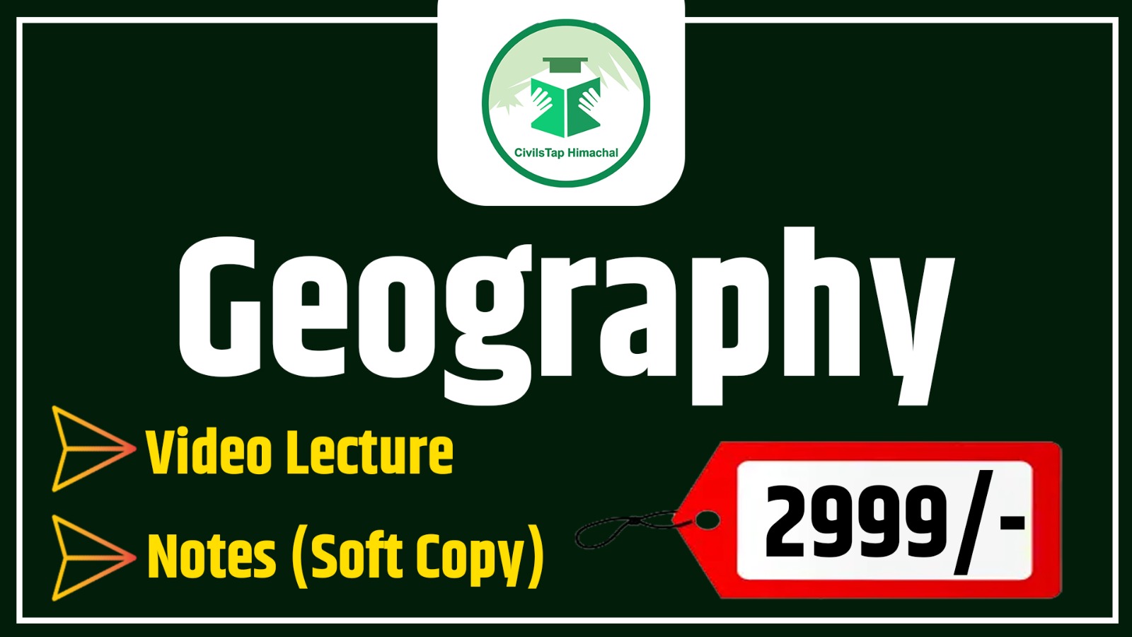 Geography Recorded Course cover