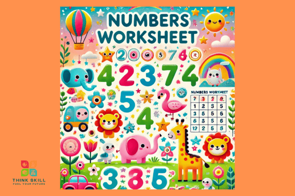 Kindergarten - Numbers Worksheet cover