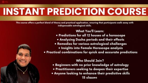 Instant Predictions Course cover