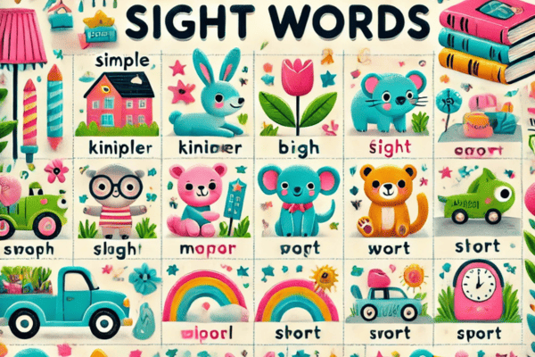 Kindergarten - Sight and Words cover