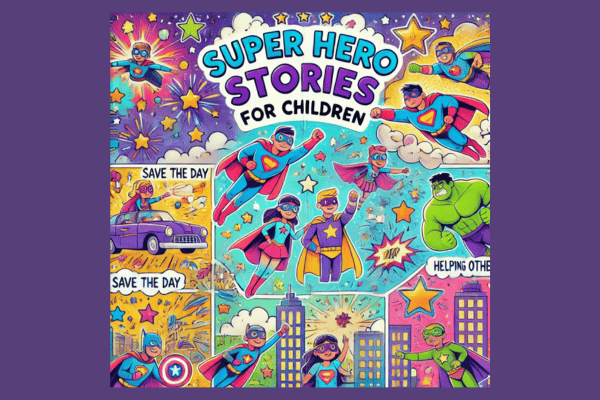 Kindergarten - Super-Hero Stories for Children cover