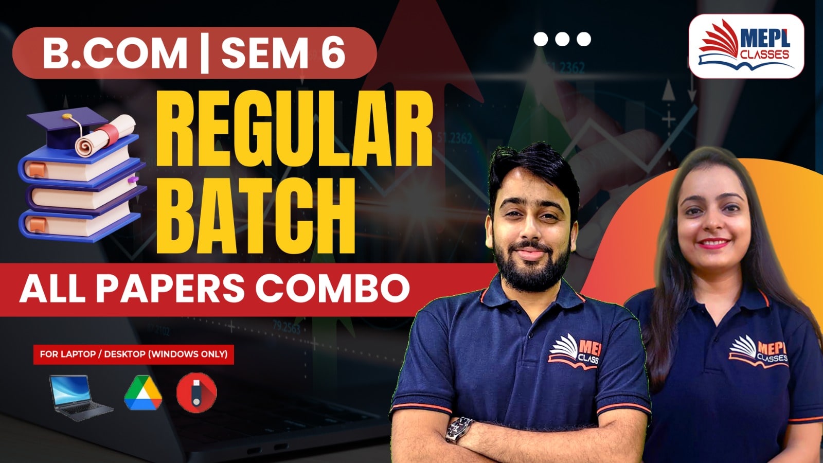 B.COM - SEMESTER 6 - REGULAR BATCH - ALL SUBJECTS COMBO - FOR LAPTOP/DESKTOP (WINDOWS ONLY) cover