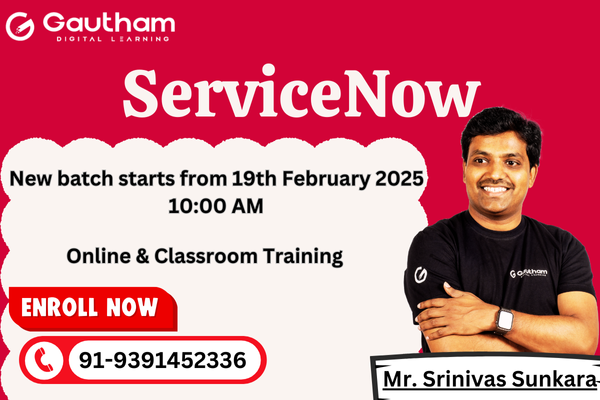ServiceNow Live Classes : New Batch Starts from 19th February 2025 10:00 AM cover