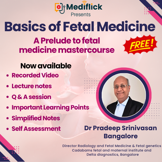 Basics of Fetal Medicine - A Prelude to Fetal Medicine Mastercourse by Dr. Pradeep Srinivasan cover